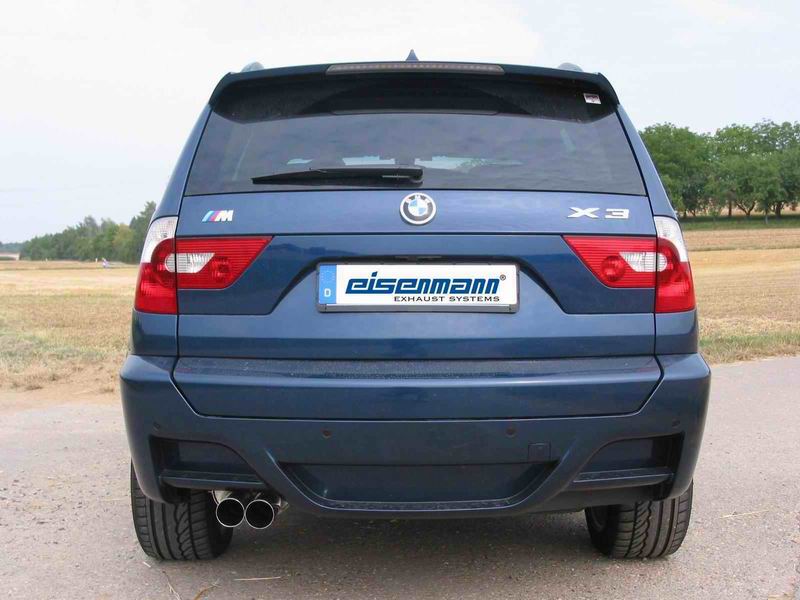 Einddemper BMW X3 E83 3.0d 2x Ø76mm